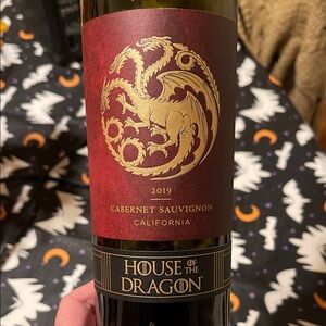 House of the Dragon Cabernet Sauvignon 2019 Empty Wine Bottle